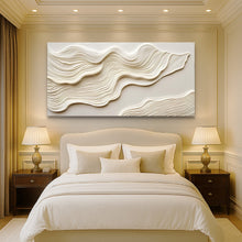 Load image into Gallery viewer, Ivory Impasto Abstract Wall Art