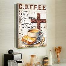 Load image into Gallery viewer, Christ And Coffee Faith Sign IV
