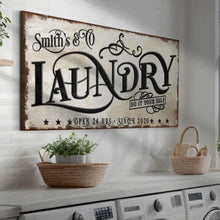 Load image into Gallery viewer, The Laundry Room Sign VI