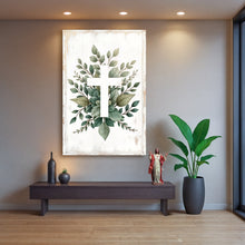 Load image into Gallery viewer, Minimalist Cross Faith Wall Art II