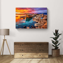 Load image into Gallery viewer, Sunset Beach Skies Family Names Sign