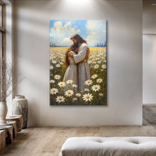 Load image into Gallery viewer, Jesus Hugging Woman Faith Wall Art II