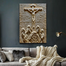 Load image into Gallery viewer, Three Cross Calvary Hill Wall Art