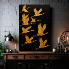 Load image into Gallery viewer, Abstract Sandhill Cranes Wall Art