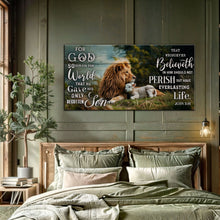 Load image into Gallery viewer, John 3:16: For God So Loved The World Faith Sign