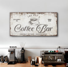 Load image into Gallery viewer, Coffee Bar Sign