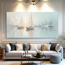 Load image into Gallery viewer, Abstract Pier and Dock Wall Art
