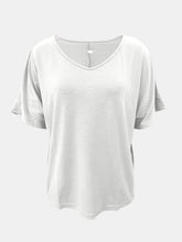 Load image into Gallery viewer, Full Size Scoop Neck Short Sleeve T-Shirt