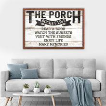 Load image into Gallery viewer, The Porch Bucket Sign