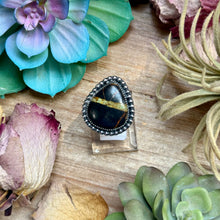 Load image into Gallery viewer, MJ Ring- Black Jack Free Form Adjustable Ring