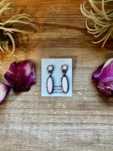 Load image into Gallery viewer, Pink Conch Dangle Earrings – Sterling Silver – Native Made by Marcella James