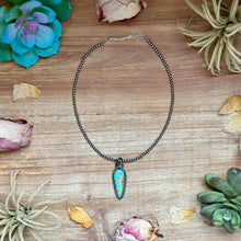 Load image into Gallery viewer, FREE Sterling Silver Pearl Necklace + MJ Royston Turquoise Pendant