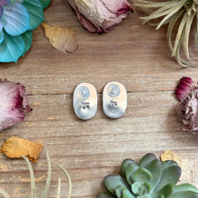 Load image into Gallery viewer, 54 - Sterling Silver Red Buffalo Stud Earrings by Jason Ogg