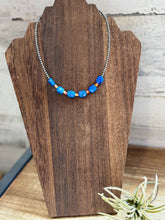 Load image into Gallery viewer, Sterling Silver &amp; Spiny Oyster Choker with Lapis – Summer Necklace