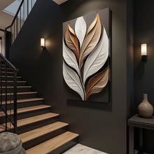 Load image into Gallery viewer, Elegant 3D Leaf Wall Art