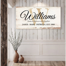 Load image into Gallery viewer, Personalized Family Sign XI