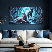 Load image into Gallery viewer, 3D Wolves Wall Art