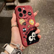 Load image into Gallery viewer, Cute Black Coal Ball Character Phone Case Series
