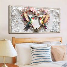 Load image into Gallery viewer, 3D Hummingbirds Wall Art IV