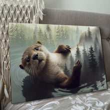Load image into Gallery viewer, Otter Double Exposure Wall Art