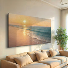 Load image into Gallery viewer, Beach Shoreline Coastal Wall Art IV