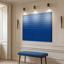 Load image into Gallery viewer, Minimalist Blue Gradient Abstract Wall Art