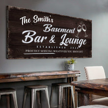Load image into Gallery viewer, Basement Bar And Lounge Sign IV