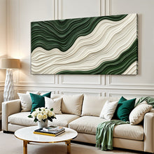 Load image into Gallery viewer, Green Rivers Abstract Wall Art VIII