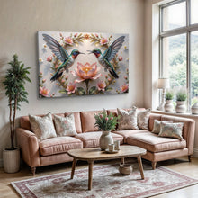 Load image into Gallery viewer, 3D Hummingbirds Wall Art VI