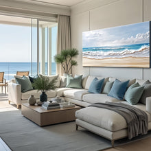 Load image into Gallery viewer, Serene Ocean Wave Coastal Wall Art VII