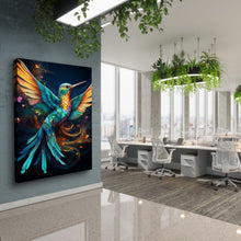 Load image into Gallery viewer, Humming Bird Abstract Wall Art II