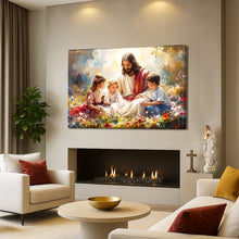 Load image into Gallery viewer, Jesus With Children Faith Wall Art II