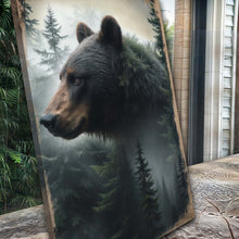 Load image into Gallery viewer, Black Bear Exposure Wall Art