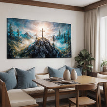 Load image into Gallery viewer, Cross On A Hill Faith Wall Art III