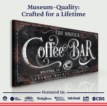 Load image into Gallery viewer, Coffee Bar Sign XI