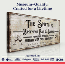 Load image into Gallery viewer, Basement Bar And Lounge Sign X