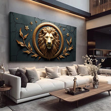 Load image into Gallery viewer, 3D Majestic Lion Wall Art