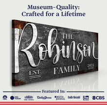 Load image into Gallery viewer, Personalized Family Sign