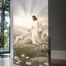 Load image into Gallery viewer, Jesus Protects The Lamb From Wolves Faith Wall Art XII