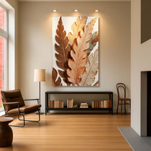 Load image into Gallery viewer, Abstract Autum Leaves Wall Art