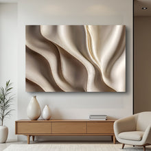 Load image into Gallery viewer, Beyond the Surface – 3D Abstract Waves Wall Art