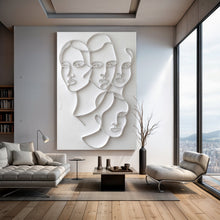 Load image into Gallery viewer, 3D Minimalist Faces Wall Art