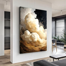 Load image into Gallery viewer, Beige Cloud Abstract Wall Art
