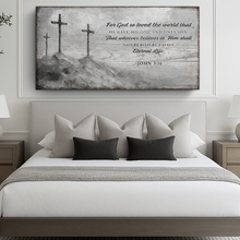 Load image into Gallery viewer, John 3:16: For God So Loved The World Faith Sign VIII