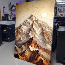 Load image into Gallery viewer, 3D Minimalist Mountain Wall Art