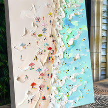 Load image into Gallery viewer, Beachfront Painting Coastal Wall Art