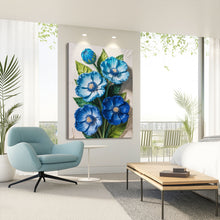 Load image into Gallery viewer, Blue Blossom Bouquet Wall Art