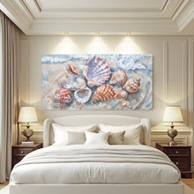 Load image into Gallery viewer, Sea Shells Modern Coastal Wall Art