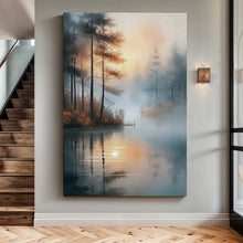 Load image into Gallery viewer, Misty Lake Wall Art
