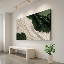 Load image into Gallery viewer, Green Rivers Abstract Wall Art XI
